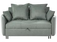 Sofa Bed 2 Seater HOVIN Fabric Green_962188