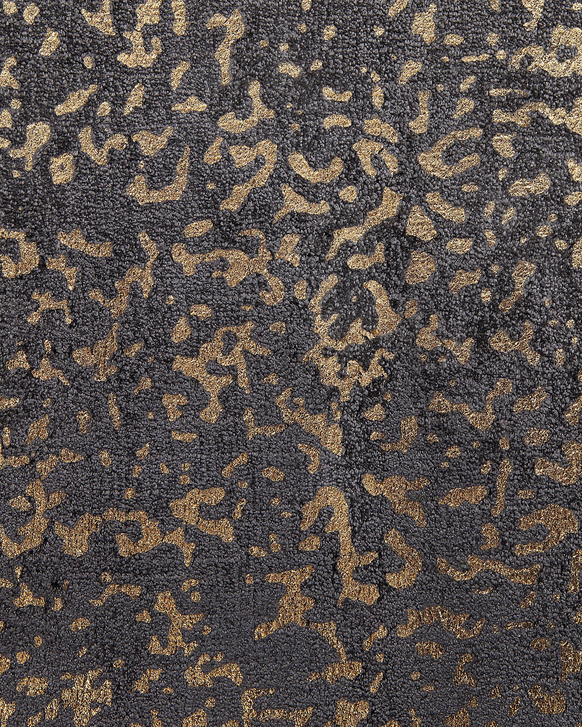 Rug ESEL Gold 80 x 150 cm Viscose_762530