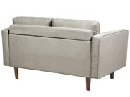 Sofa 2 Seater NURMO Fabric Taupe_896358
