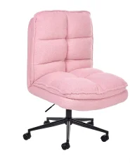 Kontorsstol ADDISON Bouclé Rosa_1078009