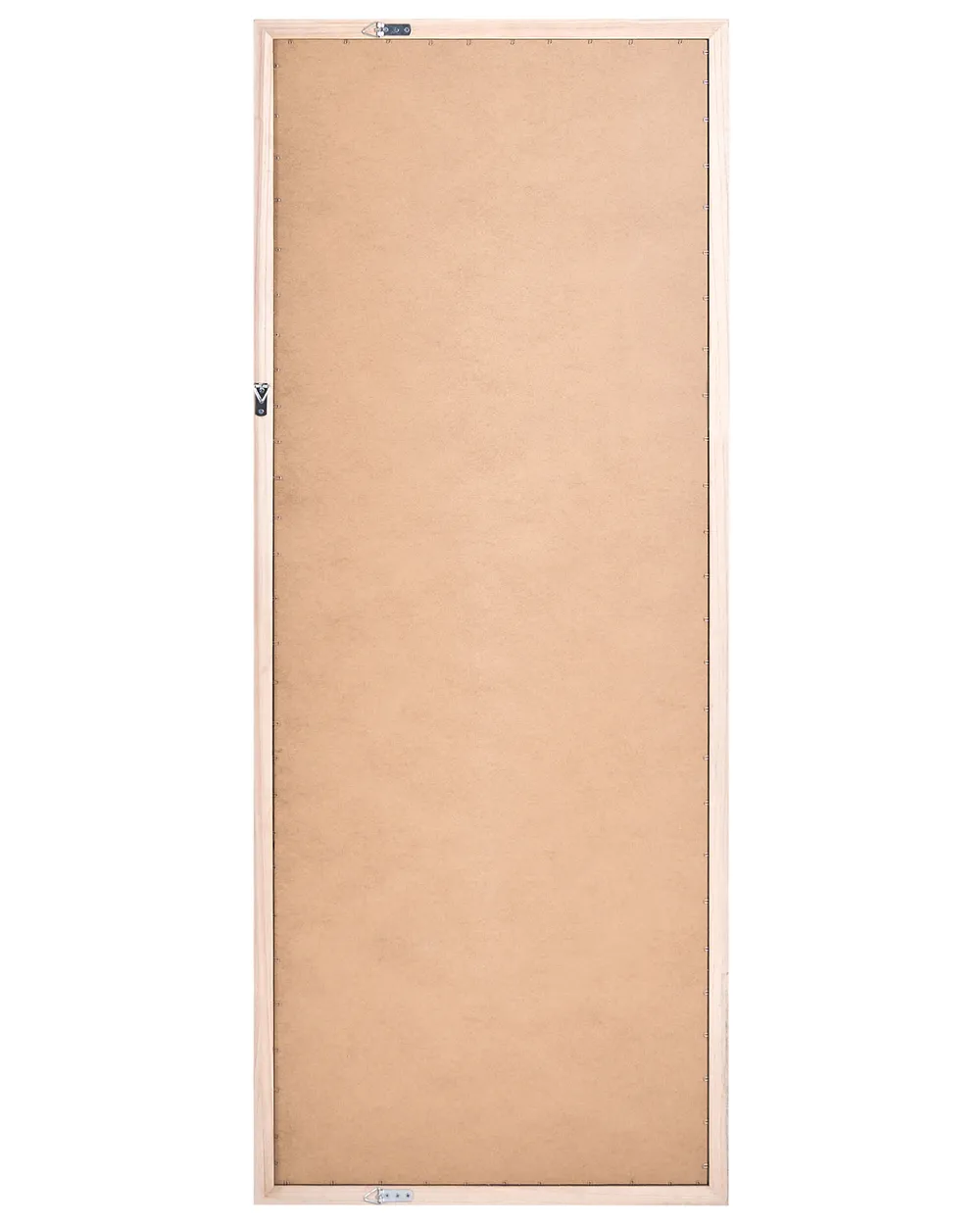 Wall Mirror LUNAS 80 cm 200 cm Paulownia Wood Brown_1099898