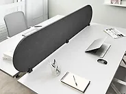 Työpöydän väliseinä SPARKY 180 x 40 cm Tummanharmaa_1185939