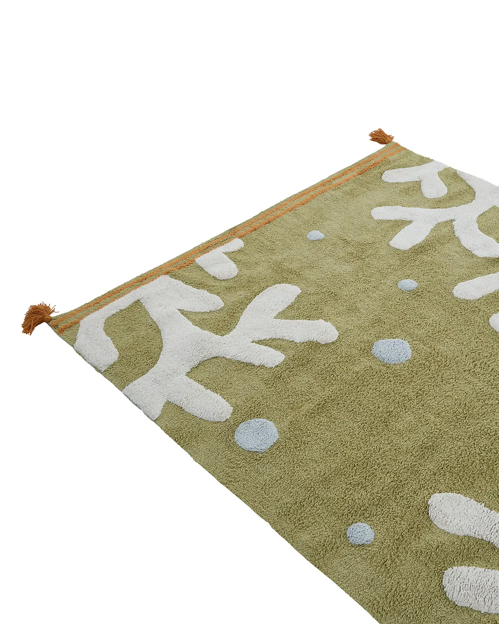 Barneteppe JAJPUR  Grønn 140 x 200 cm Bomull_1135249