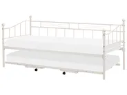 Daybed Metal LOUANNEC 90 x 200 cm (EU Single) Extendable Beige_1118321