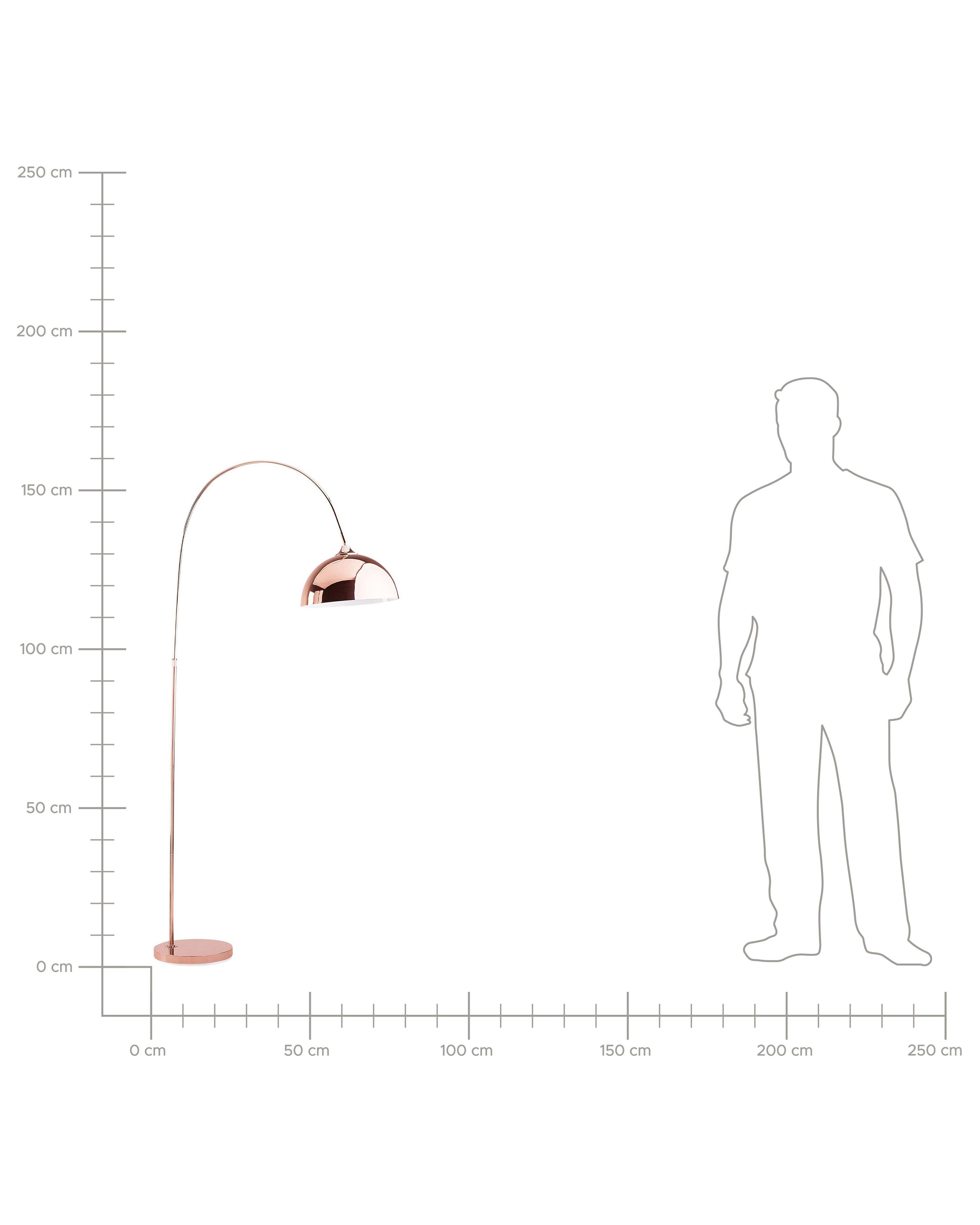 Floor Lamp CANDELLA Metal Copper_736525