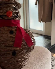 Christmas Decoration LED OLAFSVIK 52 cm Snowman Natural_1039166