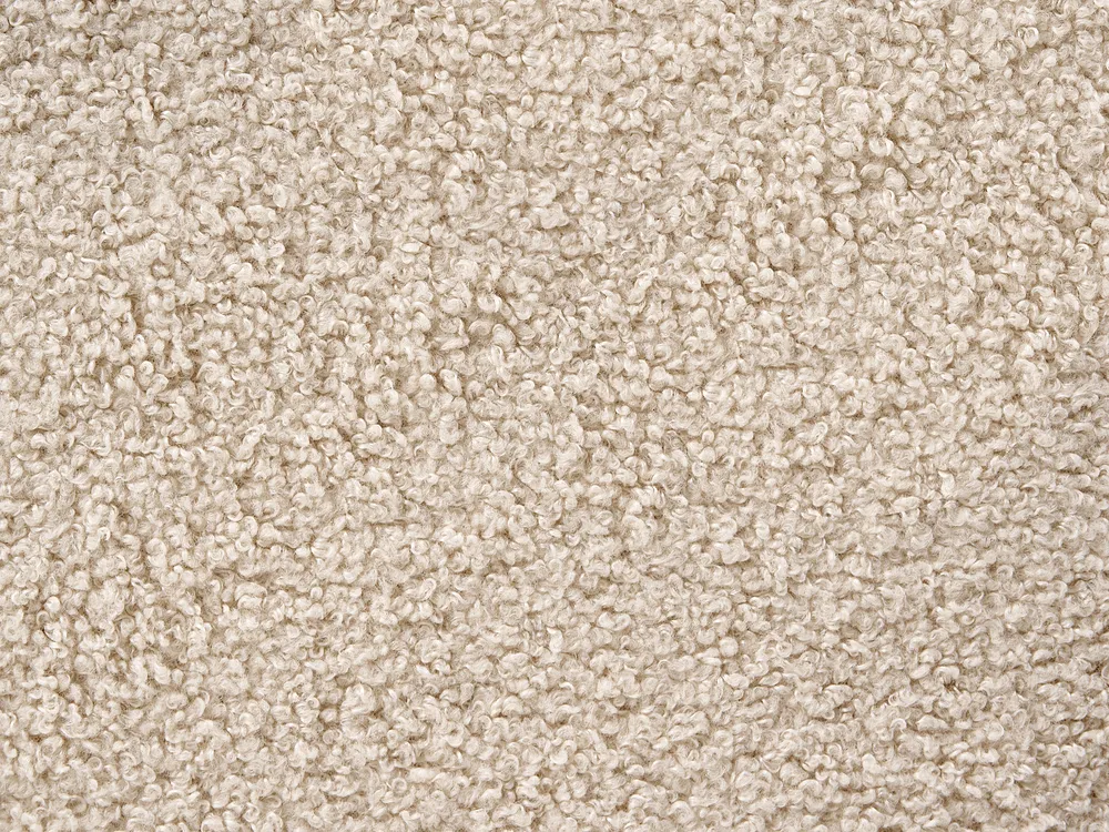 Säng med lamellram Bouclé VAUCLUSE 140 x 200 cm Beige_976016